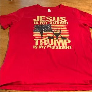 Bella Canvas Red Graphic Short Sleeve Tees